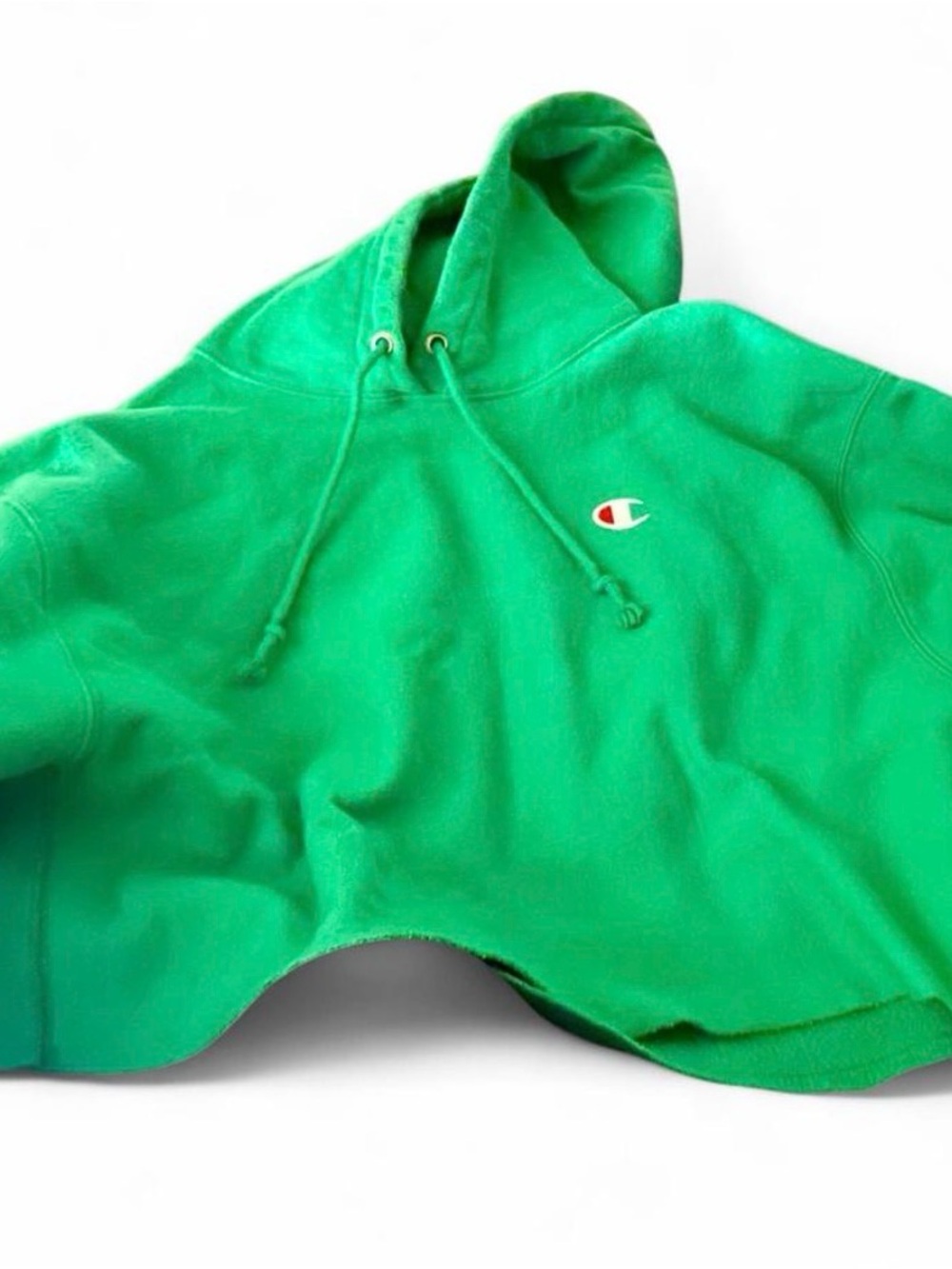 Cropped Champion Hoodie College Teen Pullover Casual